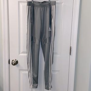 Adidas Tiro Training Pants Gray/White Youth Large
